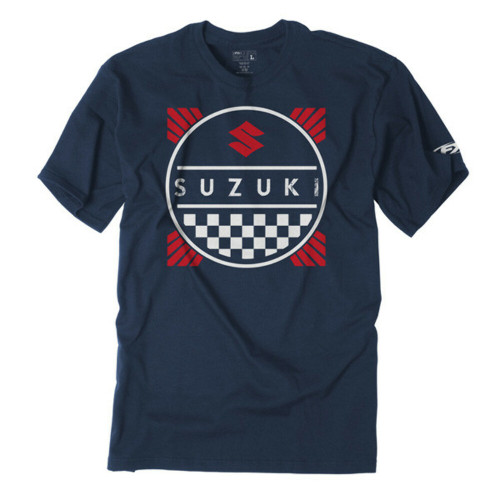 Factory Effex Suzuki Title Youth T-Shirt / Navy (S) 19-83400