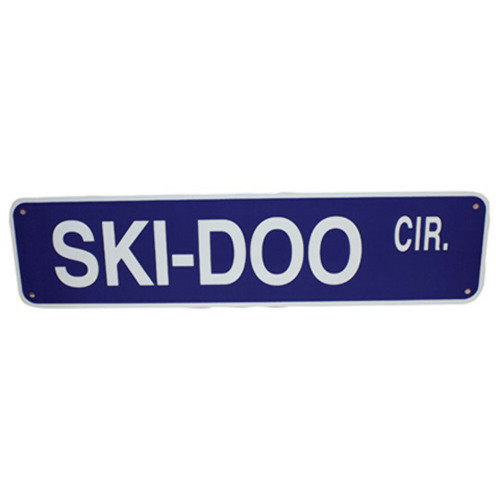 Voss Signs Ski Doo Cir. - Aluminum Street Sign 6" X 24" 624SDC