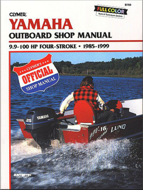 Clymer Manuals Yamaha 9.9-100 Hp 4-Stroke Ob 85-99 B788