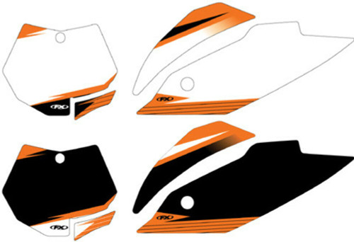 Factory Effex Fx 2015 Graphic Pre-Cut Numberplate Backgrounds 12-64520