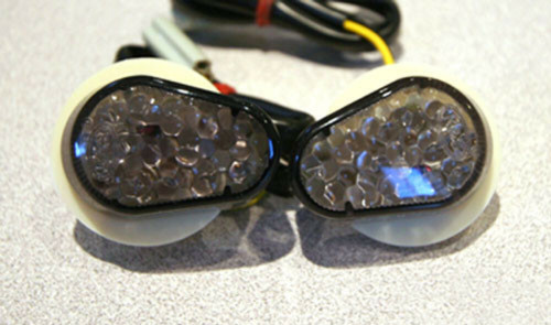 K&S Led Fairing Marker Lights For Yamaha R1/R6 Models Smoke Lens 25-8541