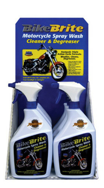 Bike Brite Motorcycle Spray Wash Pop Display MC44D