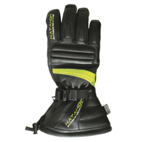 Katahdin Gear Kg-Torque Leather Glove Black/Hi-Viz X-Large 84183415