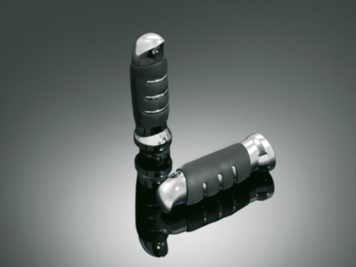 Highway Hawk Handgrips Smooth 1" Assembly HH-45-0182