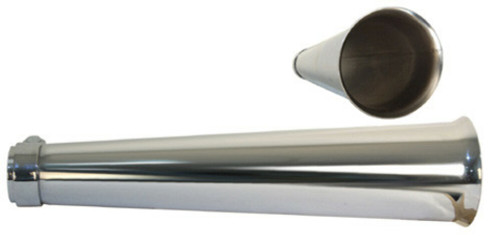 EMGO Exhaust Megaphone Chrome 80-84016