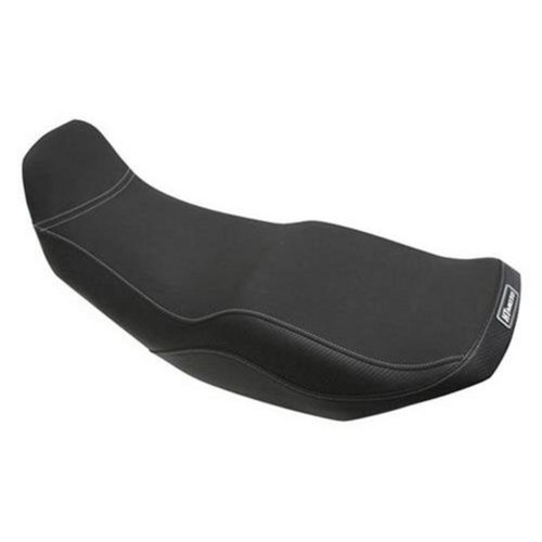 HT Moto Seat Cover Black Carbon Grey Stitch CR-HD03