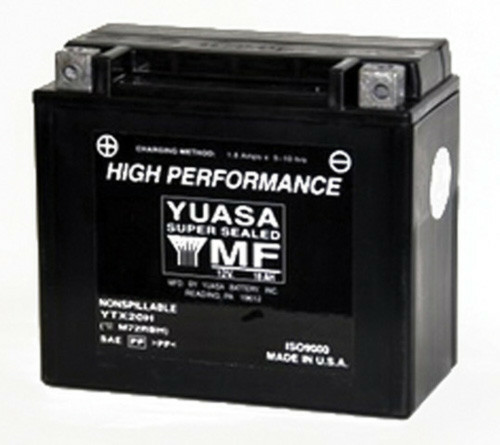 Yuasa Ytx20H-Bs H-Performance Mf Battery YUAM62RBH