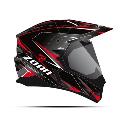 Zoan Synchrony Dual Sport Helmet Hawk Red XS 521-503SN