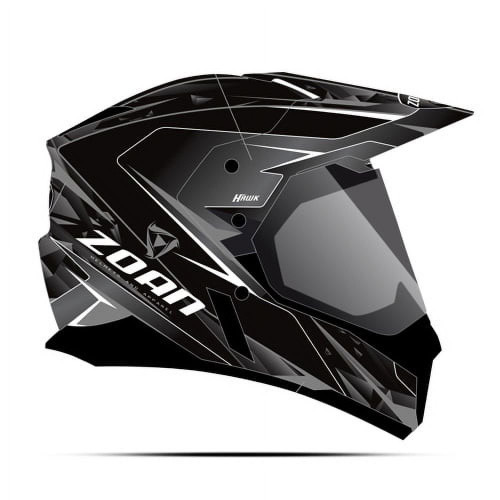 Zoan Synchrony Dual Sport Helmet Hawk Silver XS 521-543SN