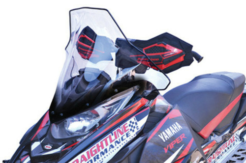 Powermadd Yamaha Sr Viper Tall Clear W/Black 19" 14540