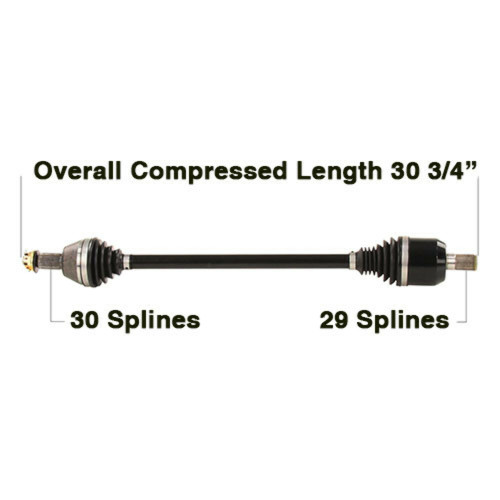 Tytaneum Cv Axle Heavy Duty Replacementhonda HON-6052HD