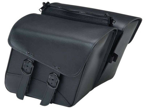 Dowco Willie & Max Black Jack Compact Slant Saddlebag Set 59588-00