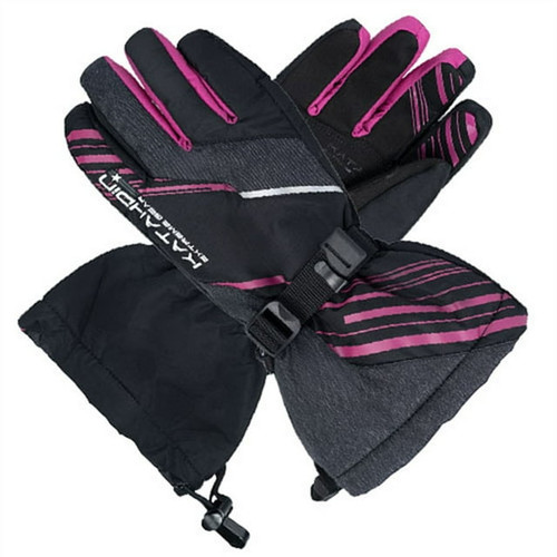 Katahdin Gear Gunner Gloves Black/Grey/Pink - Medium