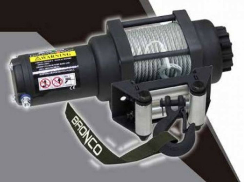 Bronco Products Bronco 3500Lb Black Edition Winch W/Wireless Remote Ac-12025