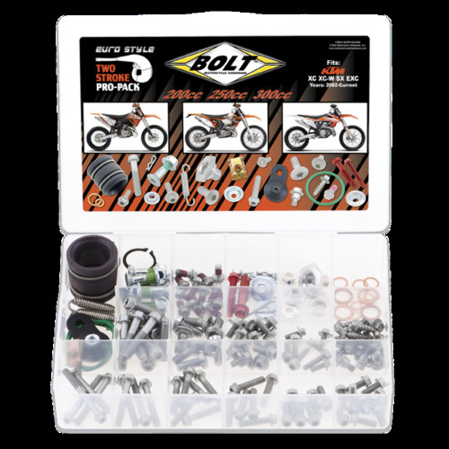 Bolt Motorcycle Hardware, Inc 2Stk Eustyle Propack 200-300Cc Eupp-200/300