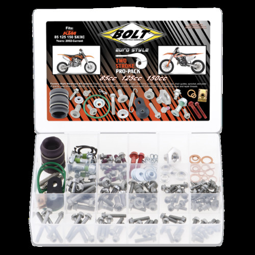 Bolt Motorcycle Hardware, Inc 2Stk Eustyle Propack 85-150Cc Eupp-85/150