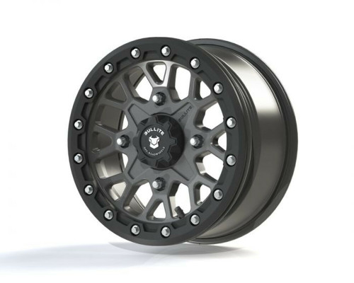 Bullite Wheels & Accessories Rider Wheel Gun Metal/Black, 14X7.0, 4/137, 5+2 Bt051470461012