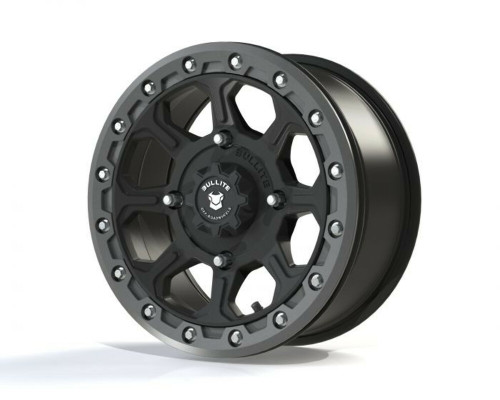 Bullite Wheels & Accessories Ruler Wheel Black/Gun Metal, 15X7.0, 4/137, 5+2 Bt031570461021