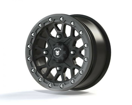 Bullite Wheels & Accessories Rider Wheel Black/Gun Metal, 15X7.0, 4/137, 5+2 Bt051570461021
