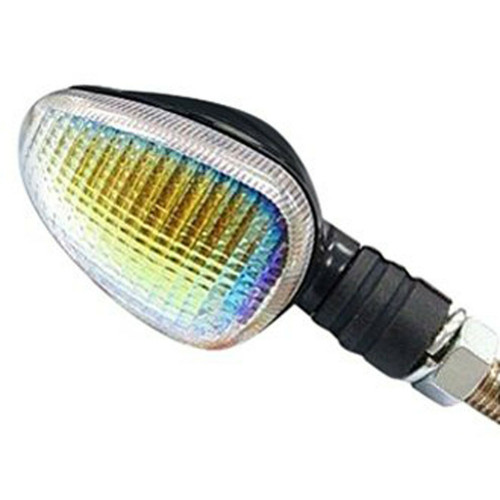 K&S Marker Lights, Cmpct, Flex. Stem, Crbn Fbr (S/F) Rnbw, Short S 25-8412S