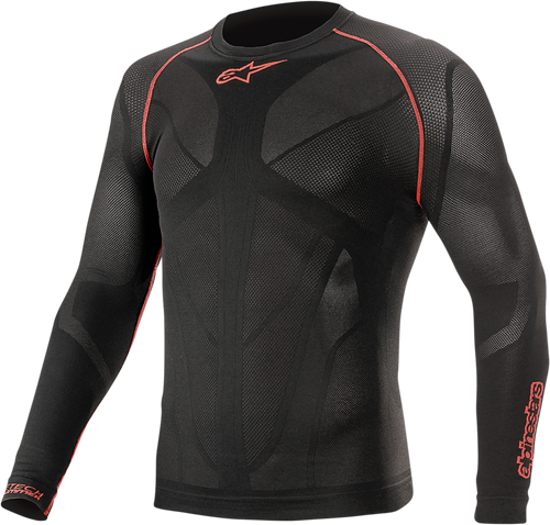 Alpinestars Ride Tech v2 Summer Long Sleeve Underwear Top - Black - M/L
