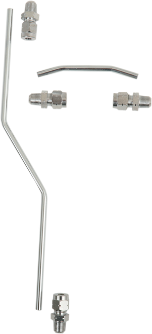 Drag Specialties Rocker Box Oil Lines Fx