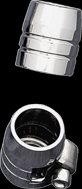 Drag Specialties Chrm Hose Clmap Grvd 1/4"