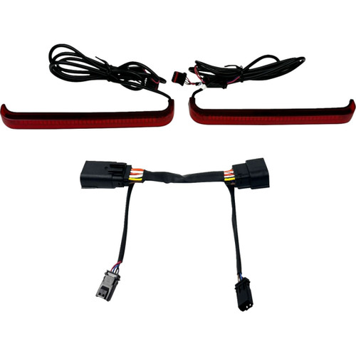 Custom Dynamics LED Saddlebag Light - Low-Profile - Red