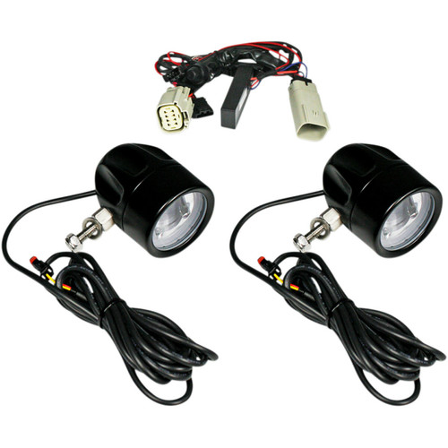 Custom Dynamics LED Fog Light - Trike - Black