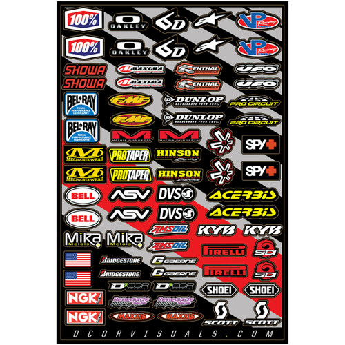 D'Cor Visuals Decal Sheet Misc Logo 2