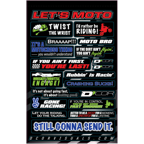 D'Cor Visuals Decal Sheet Mototalk