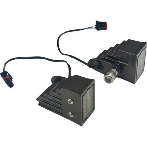 Custom Dynamics LED Turn Signals - Front - Dark Bronze