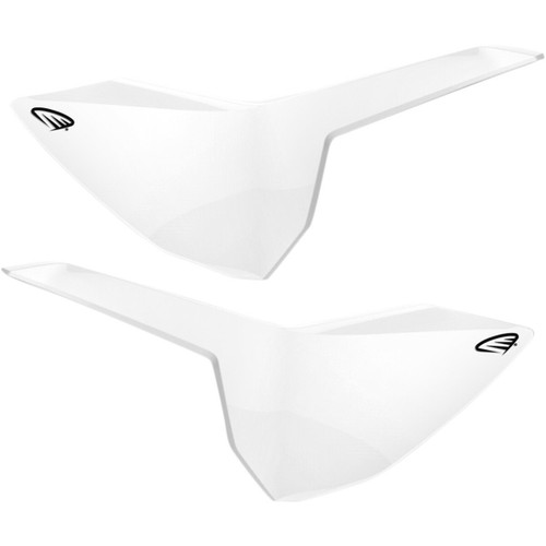 Cycra Side Number Panels - '16-'19 Husqvarna FC 250/350/450/ FE 250/350/450/ FX 350/450/ TC 125/250/ TE 150/250/300/250i/300i / TX 300 - White
