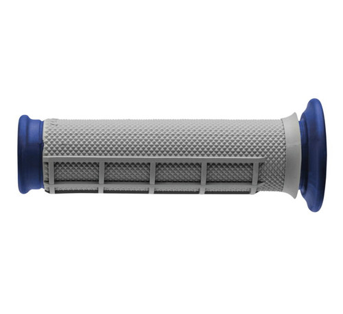 Renthal Dual-Compound Half-Waffle ATV Grips Blue G170