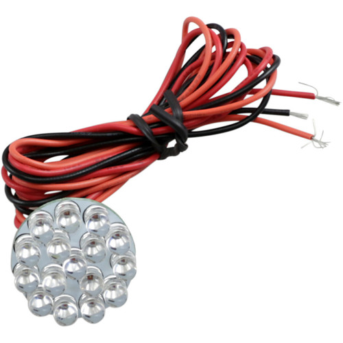 Custom Dynamics 1" Universal LED Cluster - Red