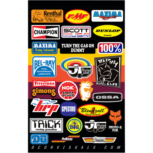 D'Cor Visuals Decal Sheet Throwback