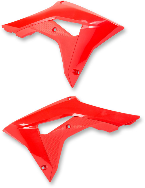 UFO Radiator Cover CRF450R 17 Red