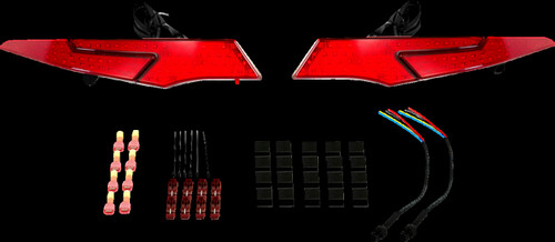 Show Chrome Formfusion Trunk Light Red Lens Can-Am Spyder Rt Ltd/F3 Ltd
