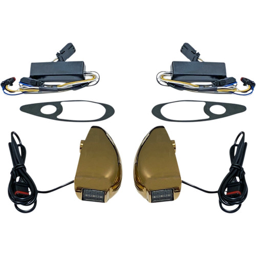 Custom Dynamics ProBEAM Road Glide Turn Signals - Gold