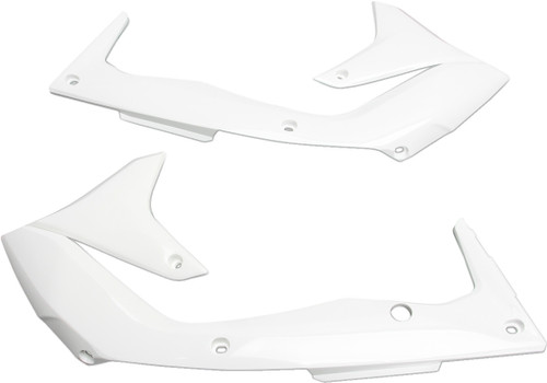 UFO Radiator Covers KX250F White
