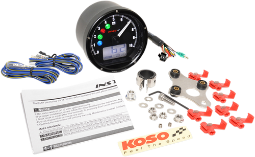 Koso North America Speed Multimetr Hd Bk/Bk