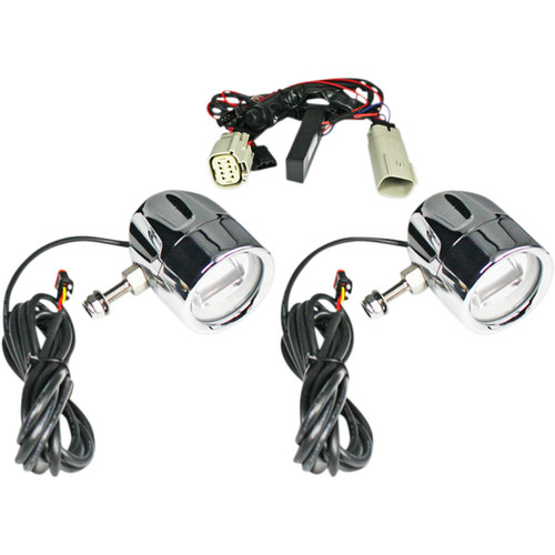 Custom Dynamics LED Fog Light - Trike - Chrome