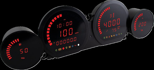 Koso North America Gauge Hd-03L Red Led 2014-2022