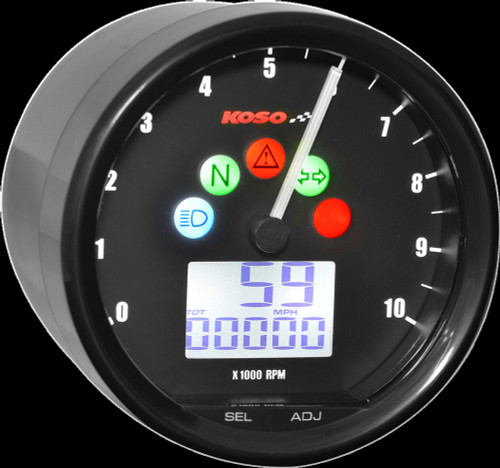 Koso North America Tach Multi Metr Tnt2 Hd