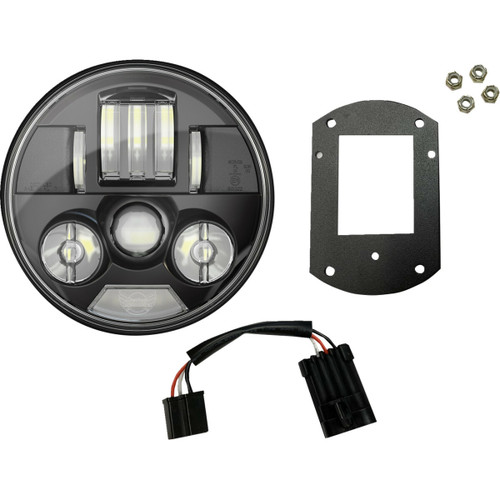 Custom Dynamics ProBEAM? Headlight Kit - 5-3/4" - Black - FXLRST/FXRST