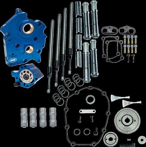 S&S Cycle Cam Chest Kit W/O Cams Gear Drive Oil Cooled Chr Pr M8 17-23