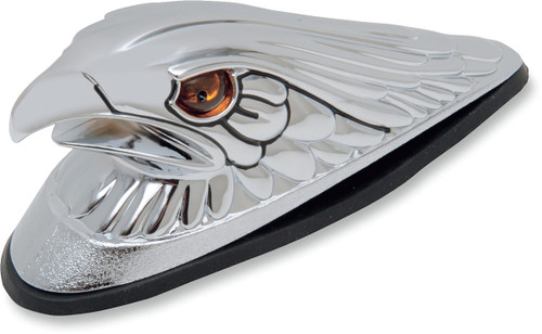 Drag Specialties Lg Chr Eagl Fnd Orn W/Lit