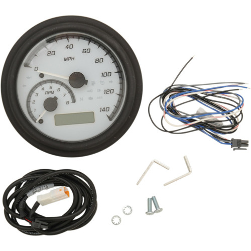 Dakota Digital Gauge Tank Wht/Gry Blk