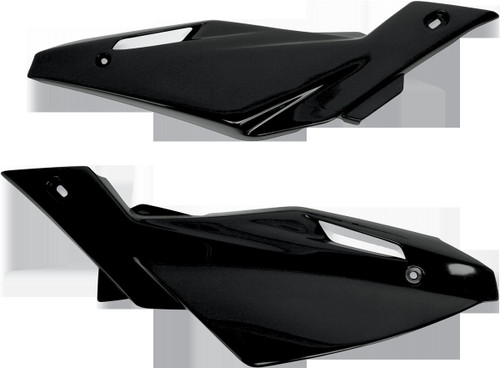 UFO Side Panels - '08-'13 Husqvarna TC 250/310/ TE 250/310 - Black