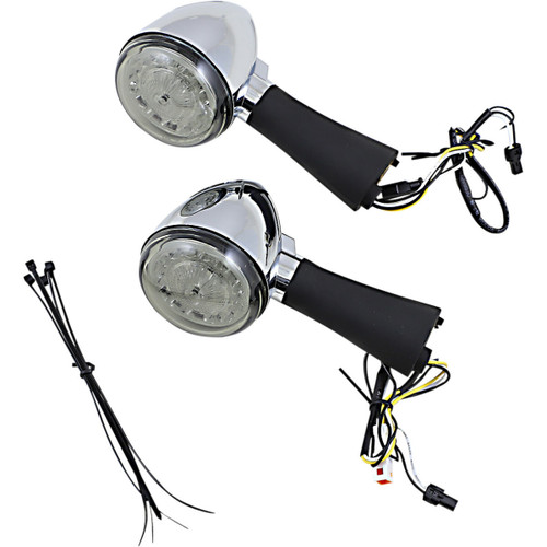 Custom Dynamics Rear LED Tun Signal Ringz - Smoke - Scout
